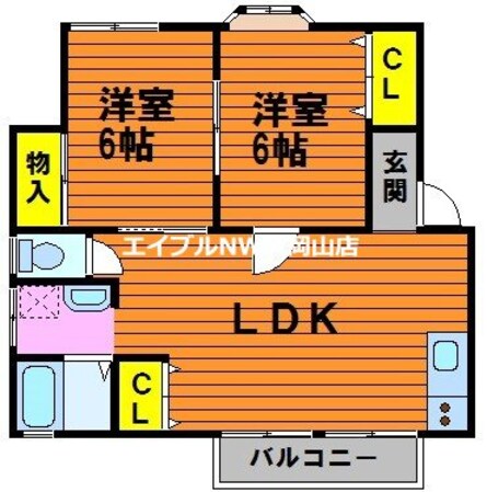 メゾン広谷　3号棟の物件間取画像